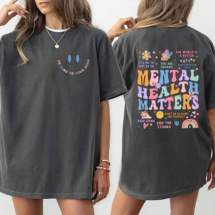 Mental Health Matters Shirt, Women Inspirational Shirt, Mental Health Shirt, Anxiety Shirt, Recreational Therapy Shirt,...