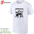 Meowtallica cat drummer parody shirt