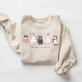 Meowy Christmas Sweatshirt,Happy Cat Year Shirt,Funny Christmas Cat Shirt,Cat Christmas Sweatshirt,Cats Sweatshirt,Cat...