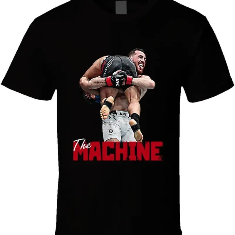 Merab The Machine Dvalishvili Carrying Henry Cejudo MMA Fan T Shirt Hoodie, Sweatshirt | RetroVerseTees.com