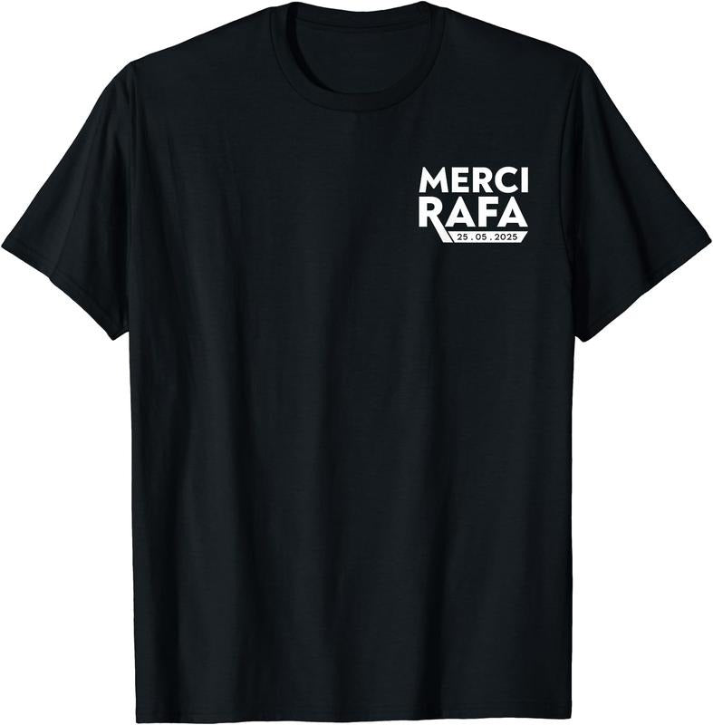 Merci Rafa 2025 Official T-Shirt | Unisex Cotton Tee Gift, Crewneck, Short Sleeve Hoodie, Sweatshirt | RetroVerseTees.com