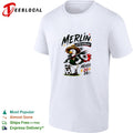 Merlin el pato del mundial Mexico 2026 duck mascot sombrero shirt