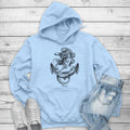 Mermaid Anchor Hoodie, Printed in the USA hoodie #funny #cute #girly T-Shirts, Sweatshirt | RetroVerseTees.com