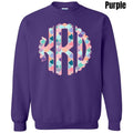 Mermaid Monogram Sweatshirt 'NLB' T-Shirts, Hoodie | RetroVerseTees.com