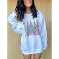 Merry & Bright Trees Graphic Top T-Shirts, Hoodie, Sweatshirt | RetroVerseTees.com