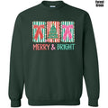 Merry & Bright Trio Sweatshirt 'NLB' T-Shirts, Hoodie | RetroVerseTees.com