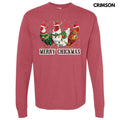 Merry Chickmas Long Sleeve Comfort Colors T-Shirt 'NLB' Hoodie, Sweatshirt | RetroVerseTees.com