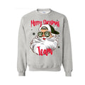 Merry Christmas Football Game Day Santa Sweatshirt, Cotton Crew Neck Tshirt, Game Day Shirt, Christmas Shirt, For Men,...