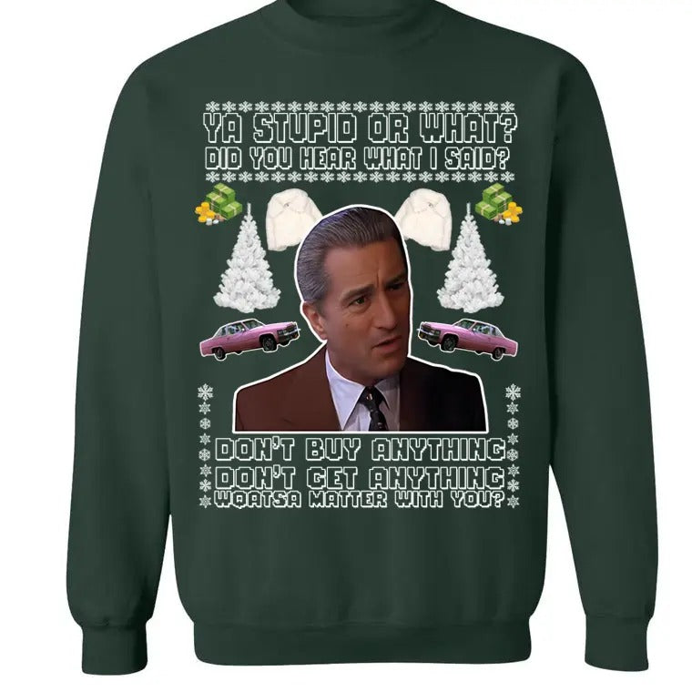 Merry Christmas Goodfellas Sweatshirt T-Shirts, Hoodie | RetroVerseTees.com