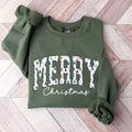 Merry Christmas Sweatshirt & T-Shirt, Festive Holiday Graphic Tee, Cozy Christmas Pullover, Perfect Seasonal Gift for...