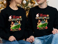 Merry Cruisemas Christmas 2023 Sweatshirt, Cruise Vacation Sweater, Matching Family Cruising X-mas Trip Hoodie, Friends...