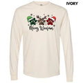 Merry WOOFmas Long Sleeve Comfort Colors T-Shirt 'NLB' Hoodie, Sweatshirt | RetroVerseTees.com