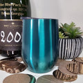 Metallic Teal Piper Lou 12oz Wine Cup T-Shirts, Hoodie, Sweatshirt | RetroVerseTees.com