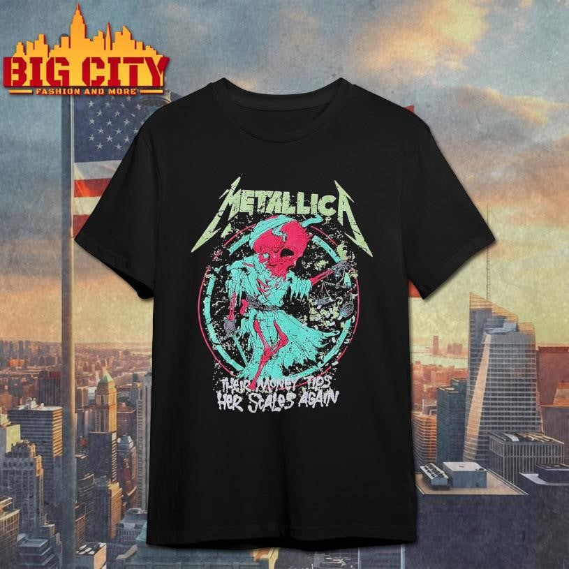 Metallica And Justice For All Skeleton Shirt
