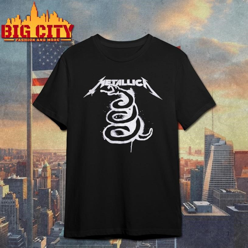 Metallica Black Album Art Shirt