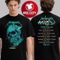 Metallica M72 World Tour Australia 2025 Schedule Two Sided Shirt