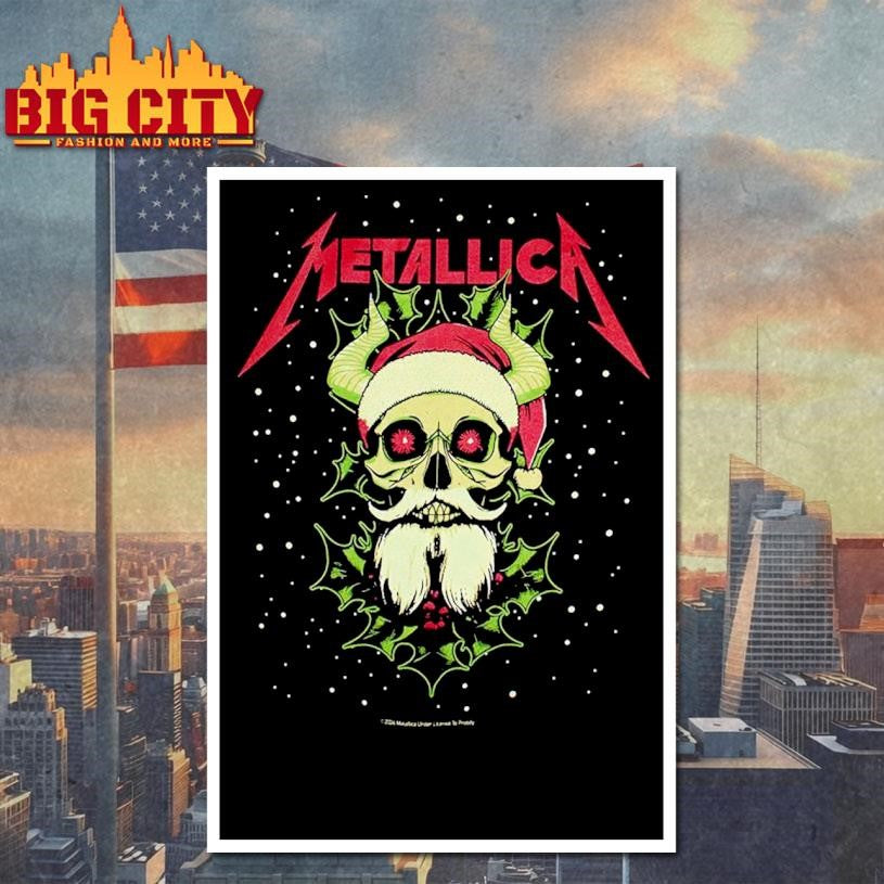 Metallica Santa Horns 2025 Shirt