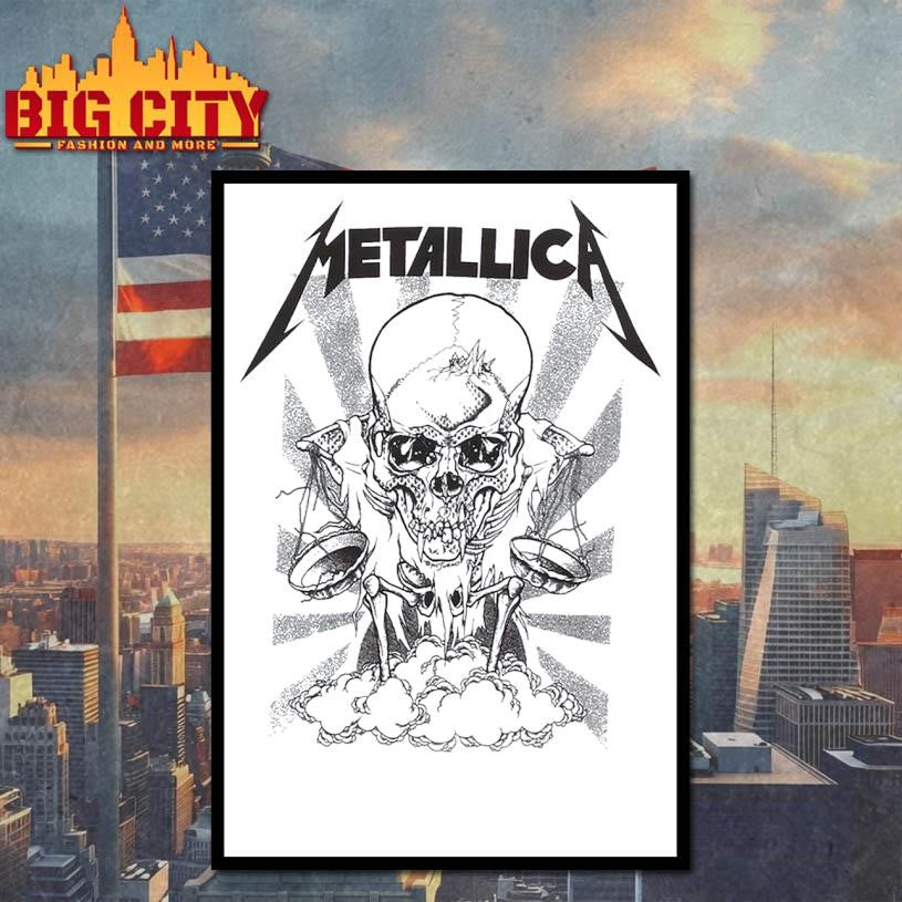 Metallica Skull &amp; Justice Scales Shirt