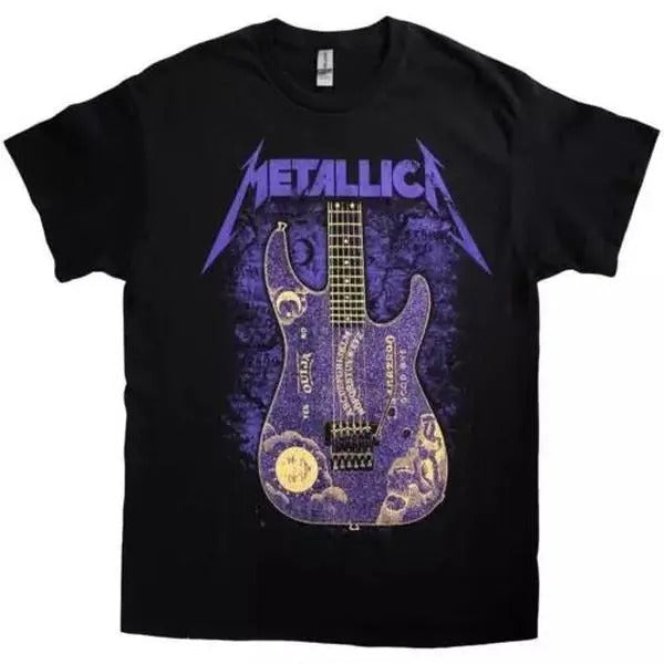 Metallica Unisex T-Shirt Ouija Purple (XX-Large) Cotton Menswear Top Decoration Print Tshirt Hoodie, Sweatshirt