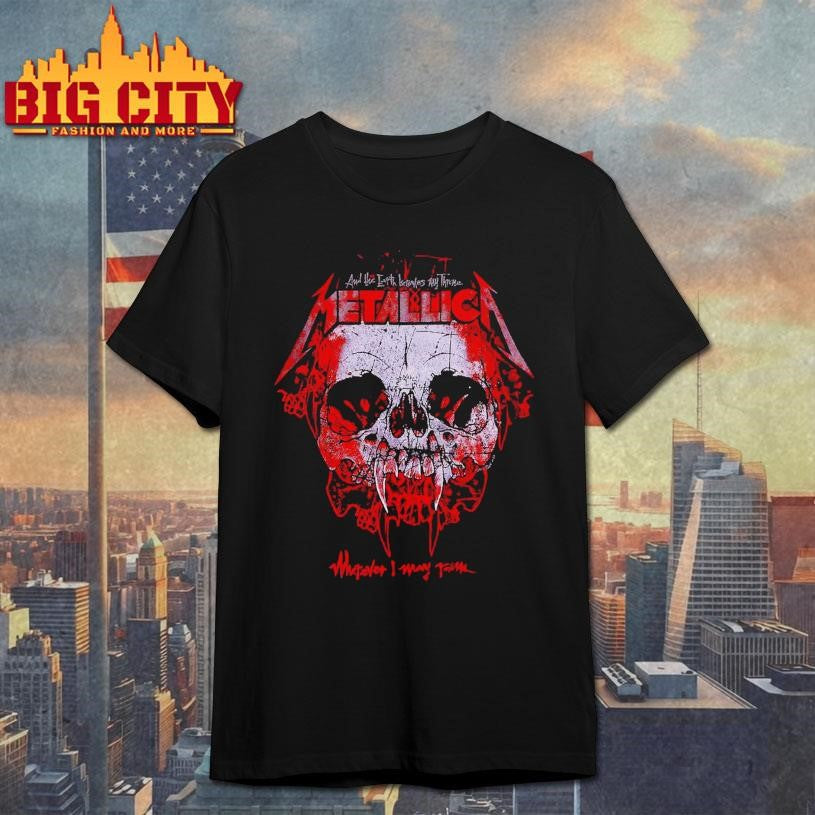 Metallica Wherever I May Roam Skull Shirt