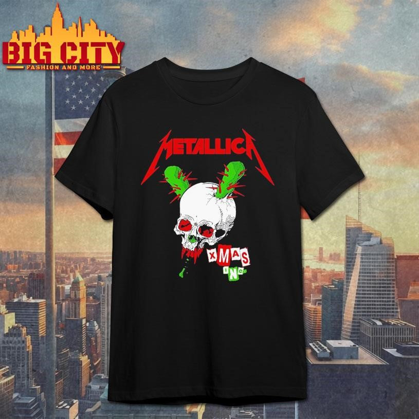 Metallica Xmas Inc. Skull Shirt