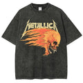 Metallica men'WB shield graphic tees vintage shirts Graphic T-shirt men gifts cotton fabric menswear Hoodie, Sweatshirt