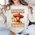 Mexican Gingerbread With Sombrero Christmas Shirt, Arriba Abajo Al Centro Pa Dentro Sweater, Gingerbread Man Feliz...