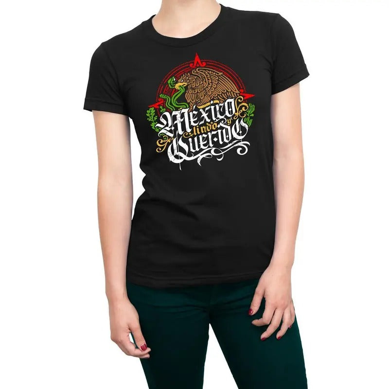 Mexico Lindo y Querido T-Shirt Hoodie, Sweatshirt | RetroVerseTees.com