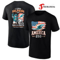 Miami Dolphins 250 years of freedom mascot shirt