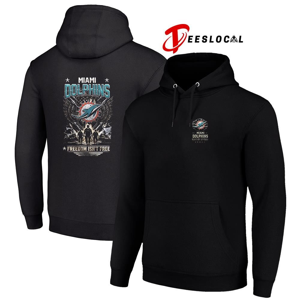 Miami Dolphins freedom isn’t free team military graphic shirt