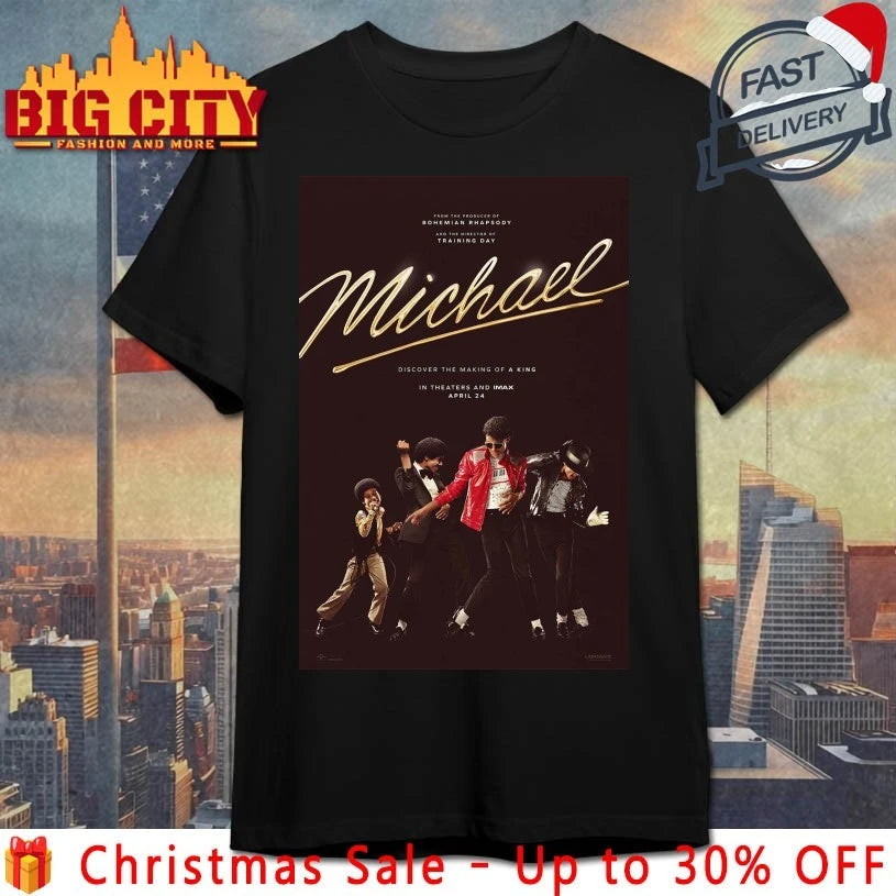 Michael Jackson Movie 2026 Poster shirt