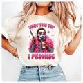 Michael Myers Just The Tip I Promise Shirt Pink Halloween Shirt Funny Character Shirt Movie Shirt Funny Halloween Shirt...