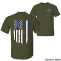 Michelob Ultra American Flag T-shirt - Bold Beer Can And Patriotic Graphic 100% Cotton Unisex Casual Tee Casual Sporty Style