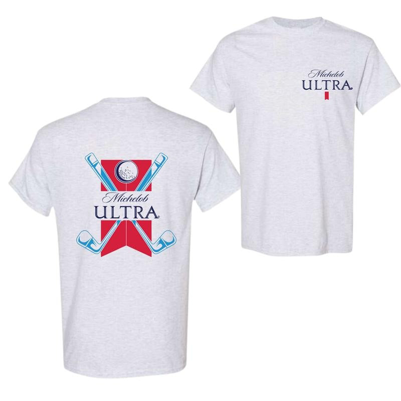 Michelob Ultra Golf Club Tee 2 Side 2 Side Tshirt - Full Color - Casual Shirts Hoodie, Sweatshirt | RetroVerseTees.com