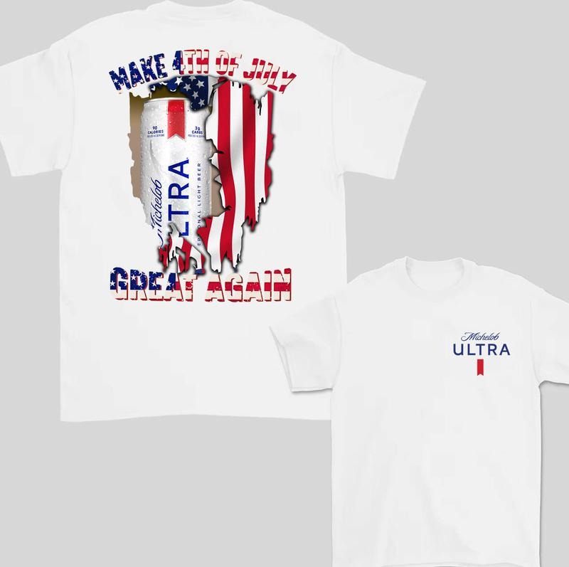 Michelob Ultra Make 4th of July America Great Again Shirt Unisex Hoodie, Sweatshirt | RetroVerseTees.com