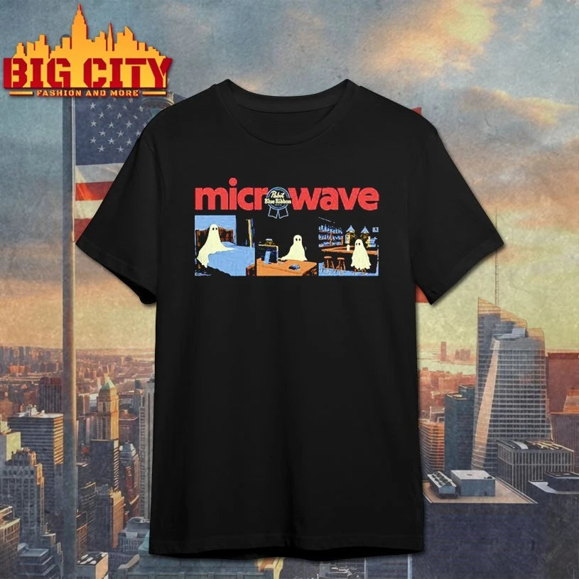 Microwave Pabst Blue Ribbon Collab shirt