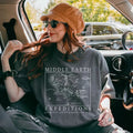 Middle Earth Map Tshirt Top Womenswear Underwear Streetwear Hoodie, Sweatshirt | RetroVerseTees.com
