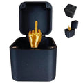 Middle Finger Red plumber brand WB shield Box Funny Joke Prank Quirky Gifts, Speciality Statues & Figurines Gifts...
