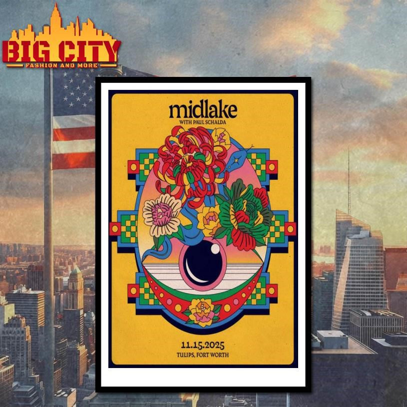 Midlake Fort Worth 11-15-2025 Poster Shirt