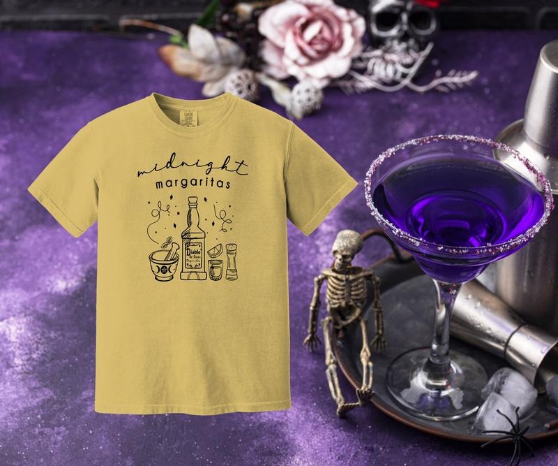 Midnight Margaritas Custom Colors Tee shirt Hoodie, Sweatshirt | RetroVerseTees.com