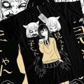 Mieruko Chan T-Shirt S-4XL Miko Yotsuya Ghost Manga Mier Girl Horror Anime Gift Shirt Hoodie, Sweatshirt | RetroVerseTees.com
