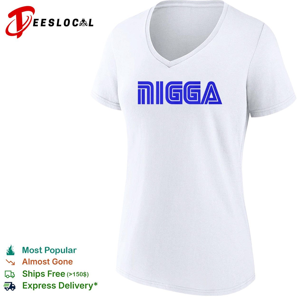 Migga Logo Blue shirt