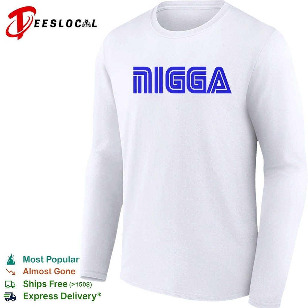 Migga Logo Blue shirt