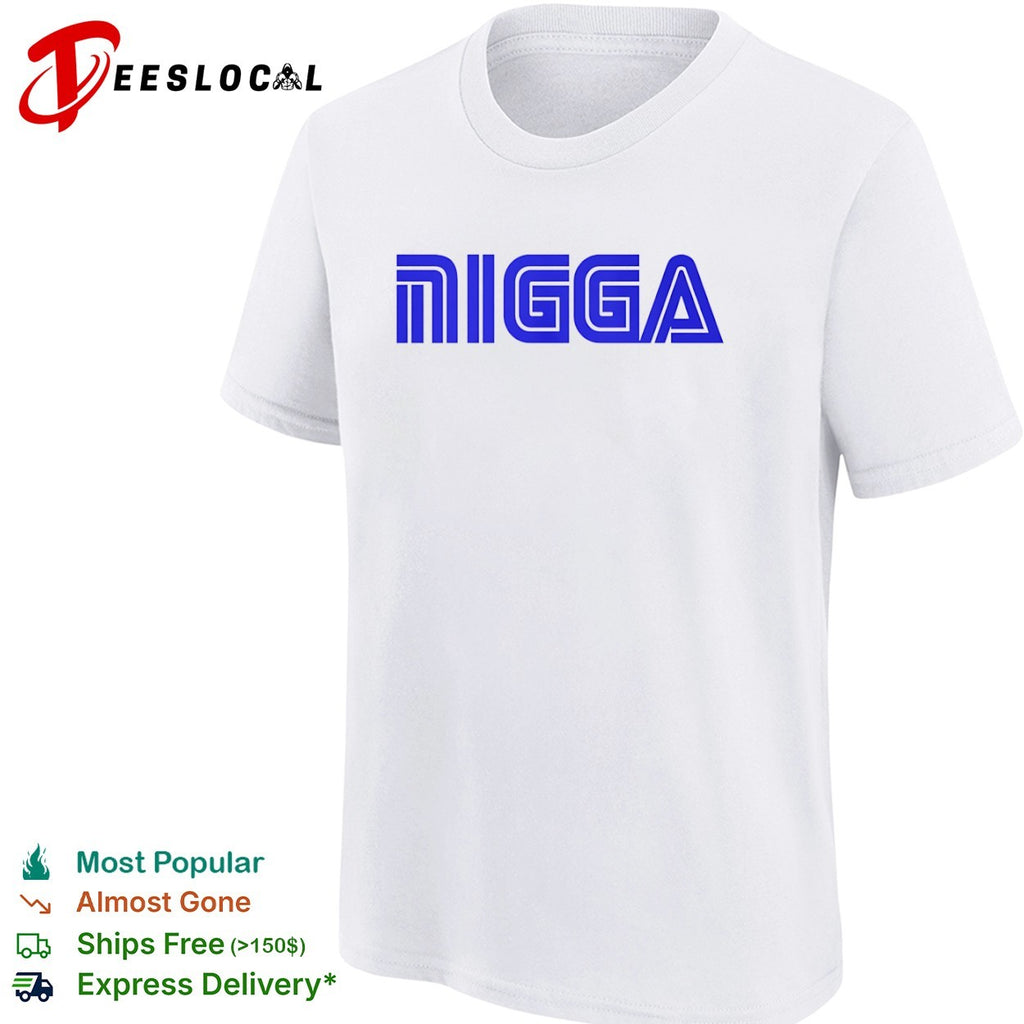 Migga Logo Blue shirt