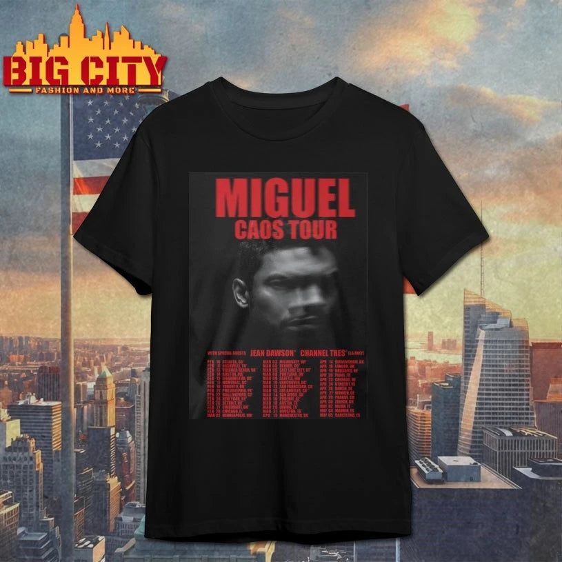 Miguel CAOS Tour 2026 shirt