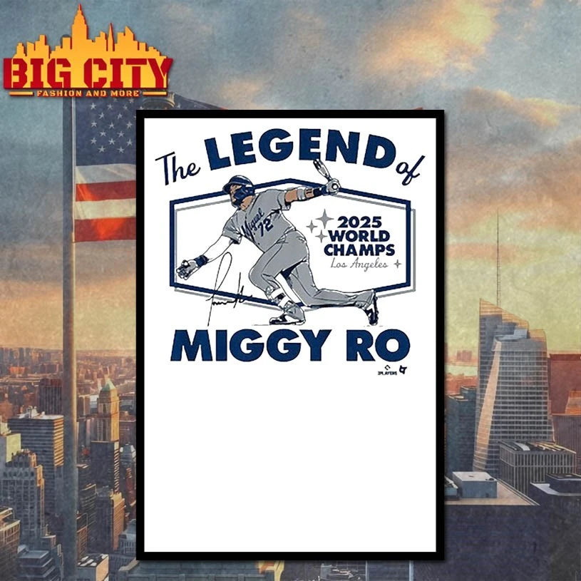 Miguel Rojas The Legend Of Miggy Ro 2025 World Series Champions Los Angeles Dodgers shirt