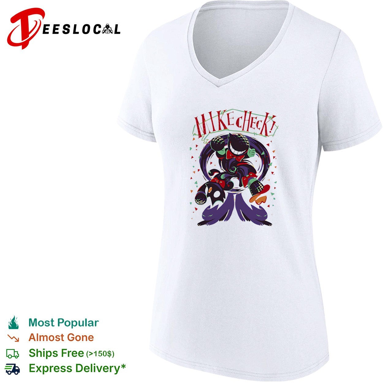 Mike Check Bendy and the Ink Machine Character shirt