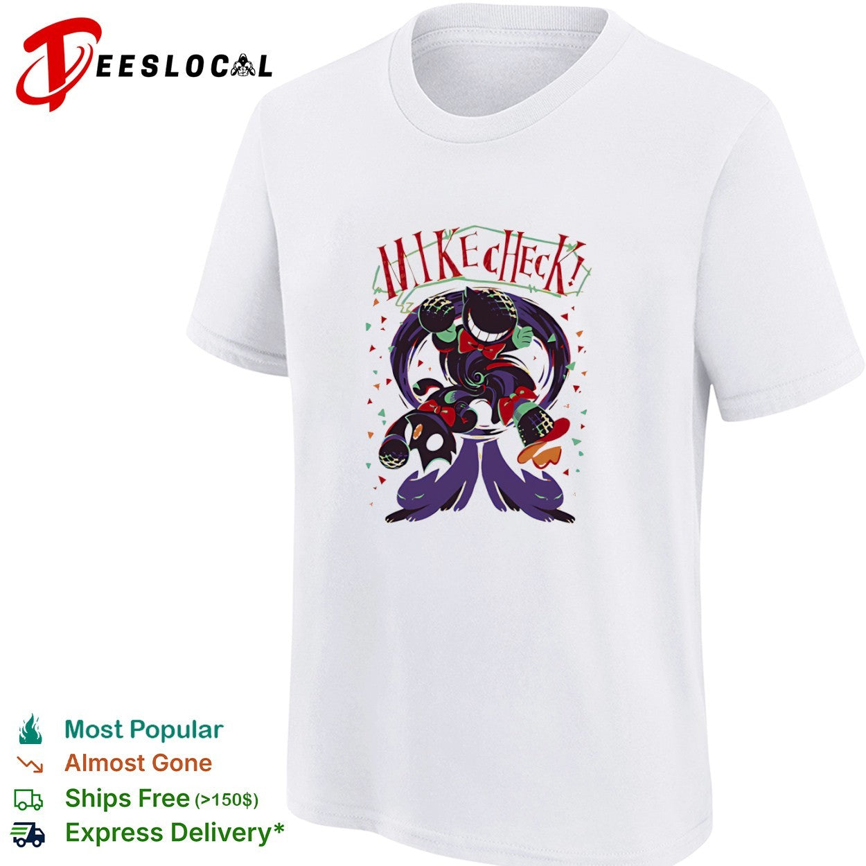 Mike Check Bendy and the Ink Machine Character shirt