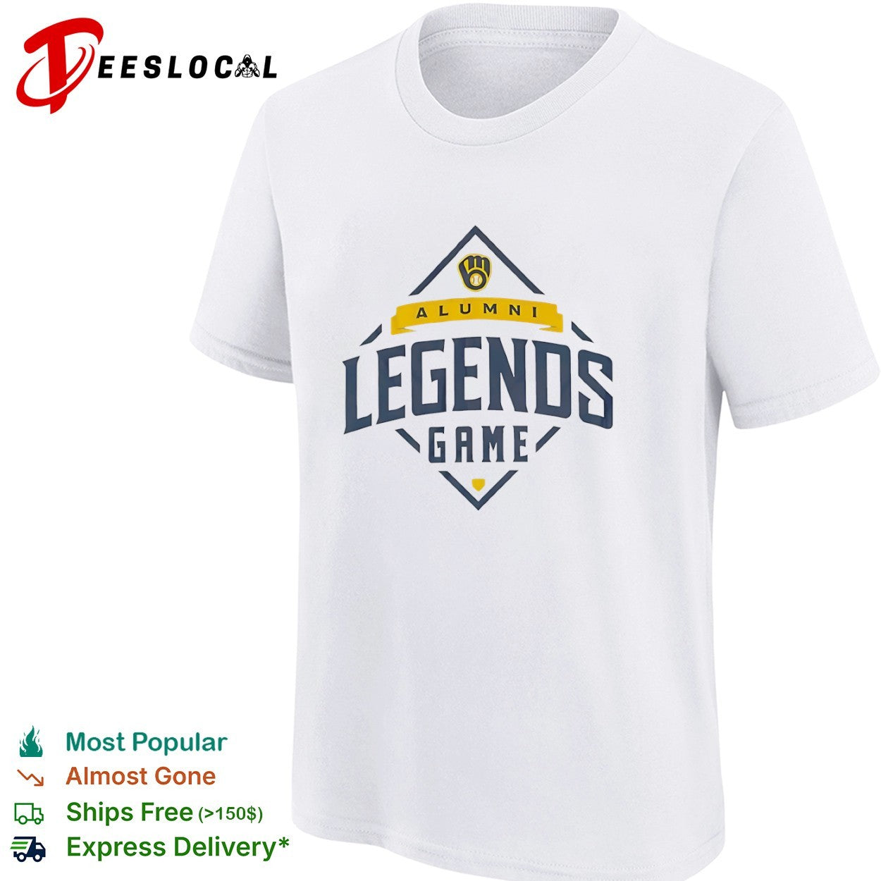 Milwaukee Brewers Alumni Legends Game Baseball shirt