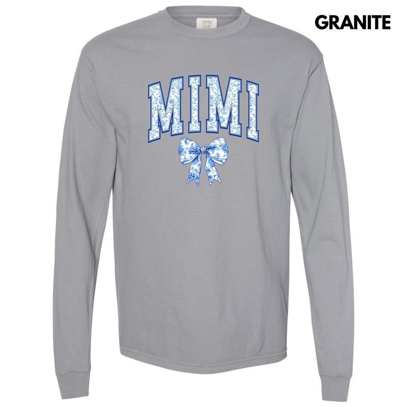 Mimi Ginger Jar Florals Long Sleeve Comfort Colors T-Shirt 'NLB' Hoodie, Sweatshirt | RetroVerseTees.com
